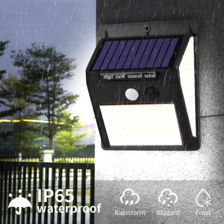 Image of * 100 LED Solar Light Outdoor Solar Lamp PIR Motion Sensor Wall Light