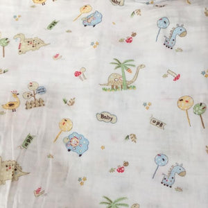 * 100% Muslin Cotton Baby Swaddles Soft Newborn Blankets