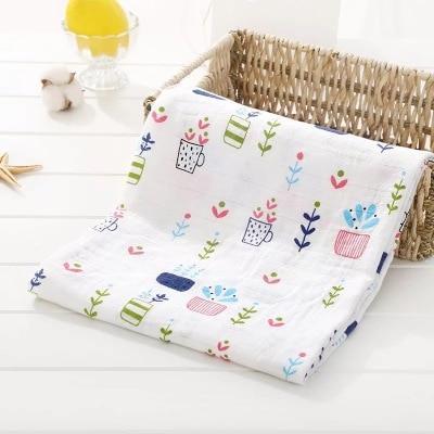 Image of * 100% Muslin Cotton Baby Swaddles Soft Newborn Blankets