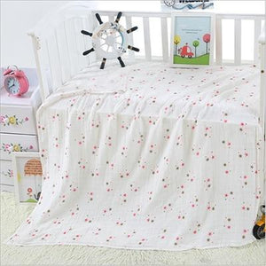 * 100% Muslin Cotton Baby Swaddles Soft Newborn Blankets