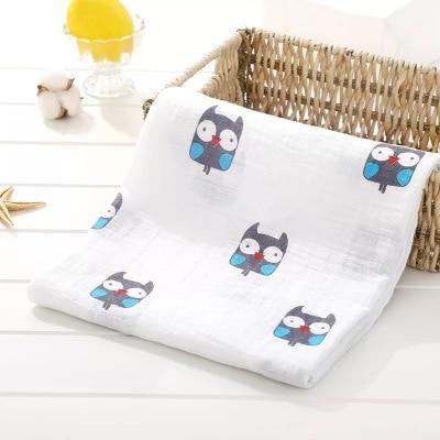 Image of * 100% Muslin Cotton Baby Swaddles Soft Newborn Blankets