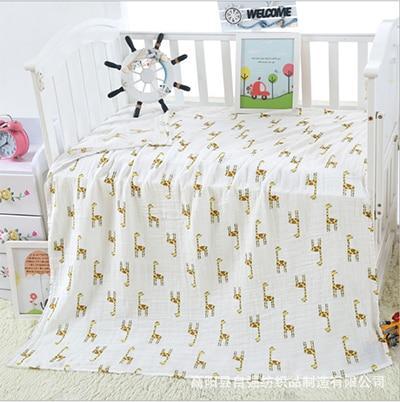 Image of * 100% Muslin Cotton Baby Swaddles Soft Newborn Blankets