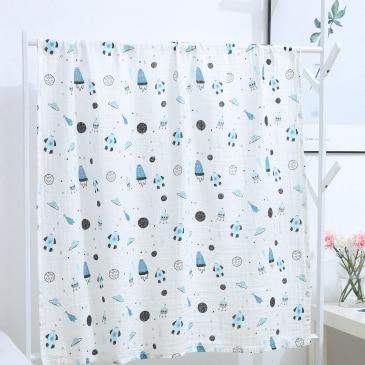 Image of * 100% Muslin Cotton Baby Swaddles Soft Newborn Blankets