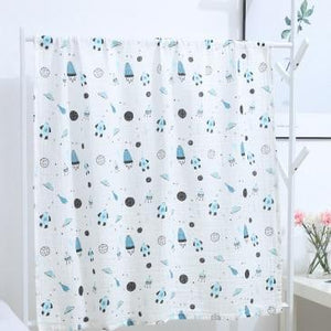 * 100% Muslin Cotton Baby Swaddles Soft Newborn Blankets