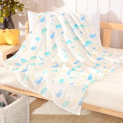 Image of * 100% Muslin Cotton Baby Swaddles Soft Newborn Blankets