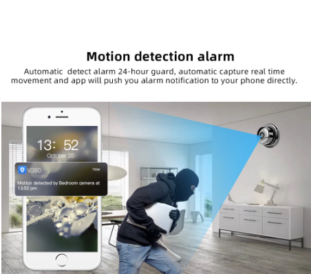 Image of * 1080P Wireless Mini WiFi Camera Home Security Camera and Motion Detect Baby Monitor P2P