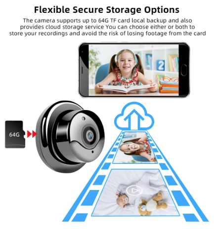 Image of * 1080P Wireless Mini WiFi Camera Home Security Camera and Motion Detect Baby Monitor P2P