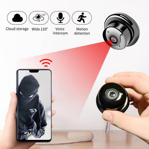 * 1080P Wireless Mini WiFi Camera Home Security Camera and Motion Detect Baby Monitor P2P