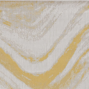 63" X 91" Ivory or Gold Polypropylene Rug