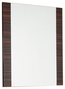 45" Ebony MDF Glass and Veneer Mirror