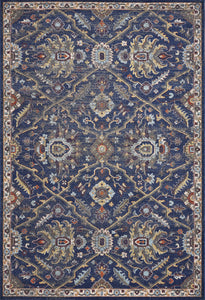 5 x 7 Ft Polypropylene Royal Blue Area Rug