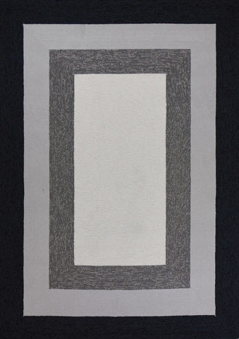 Image of 5 x 7 UV treated Polypropylene Charcoal Area Rug