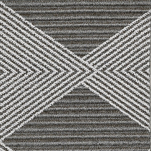 79" X 112" Grey or Ivory Polypropylene Rug