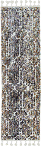 Image of 63" X 91" Mocha Polyester Rug