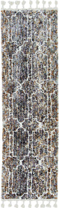 63" X 91" Mocha Polyester Rug