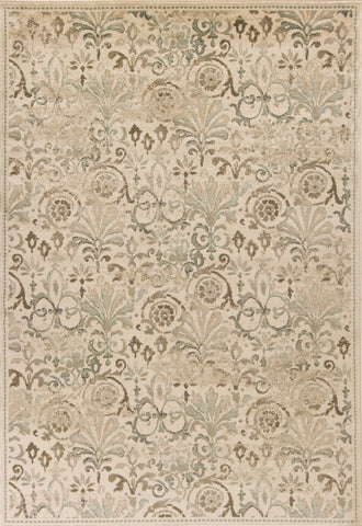 Image of 5 x 7 Polypropylene Ivory Area Rug