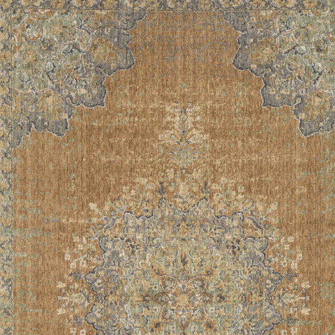 Image of 39" X 63" Coffee Wool Rug