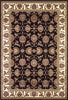 3 x 5 Polypropylene Black or Ivory Area Rug