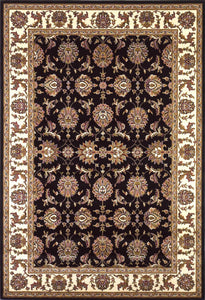 3 x 5 Polypropylene Black or Ivory Area Rug