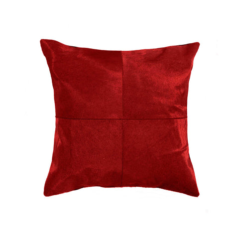 Image of 18" x 18" x 5" Red Quattro - Pillow