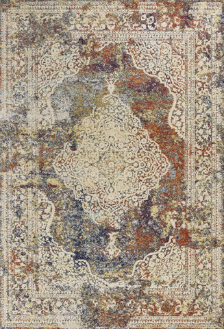 Image of 5 x 7 Ft Polypropylene Multi Area Rug