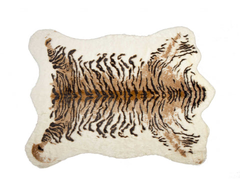 Image of 63" x 90" Tiger Faux Hide - Area Rug