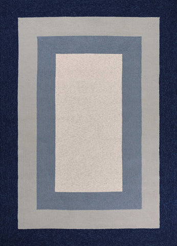 Image of 5 x 7 UV treated Polypropylene Slate or Navy Area Rug