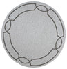 7 Ft Round UV treated Polypropylene Oatmeal Area Rug