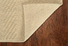 78" X 114" Ivory Jute Rug