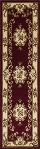 Image of 2 x 7 Runner Polypropylene Redor Ivory Area Rug