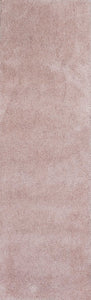 2 x 7 Runner Polyester Rose Pink Area Rug