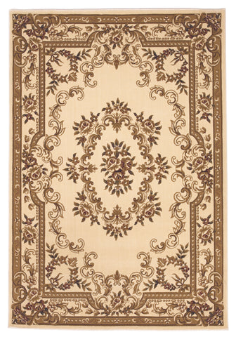 Image of 3 x 5 Polypropylene Ivory Area Rug