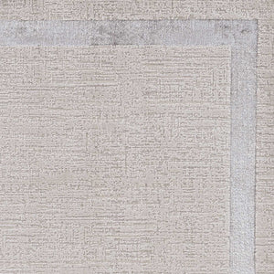 63" X 91" Ivory or Silver Polypropelene or Polyester Rug