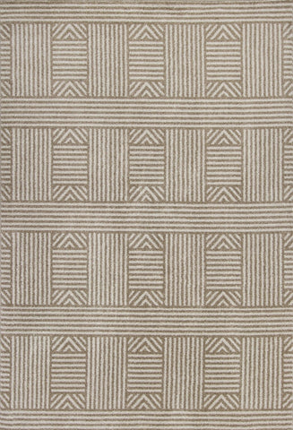 Image of 6 x 9 UV treated Polypropylene Beige Area Rug