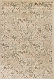 3 x 5 Polypropylene Ivory Area Rug