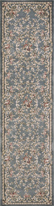 2 x 7 Runner Polypropylene Slate Blue Area Rug