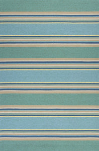 5 x 7 6" UV treated Polypropylene Ocean Area Rug