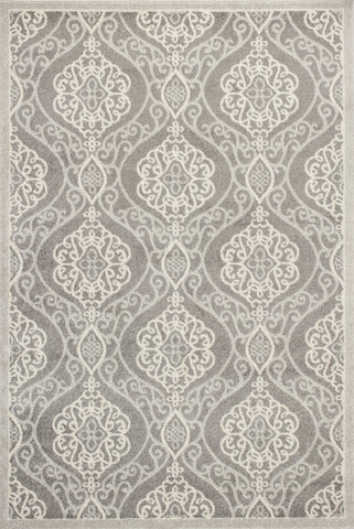 Image of 6 x 9 UV treated Polypropylene Silver Area Rug