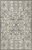 5 x 7 6" UV treated Polypropylene Ivory or Grey Area Rug