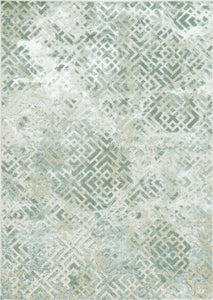 5 x 7 Polyester Sand Silver Area Rug