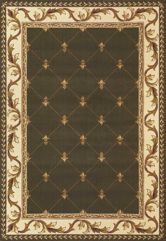 Image of 3 x 5 Polypropylene Green Area Rug