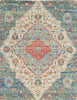 5 x 7 Jute Blue or Red Area Rug