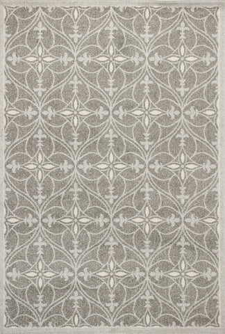 Image of 6 x 9 UV treated Polypropylene Grey Area Rug