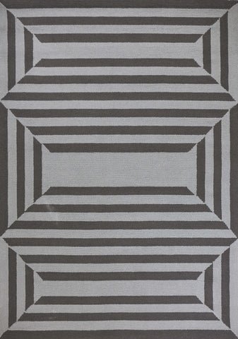 Image of 5 x 7 UV treated Polypropylene Charcoal Area Rug