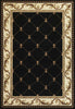 3 x 5 Polypropylene Black Area Rug