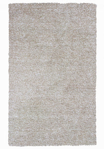 3 x 5 Polyester Ivory Heather Area Rug