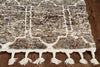 26" X 90" Mocha Polyester Rug