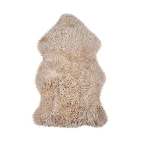 Image of 24" x 36" x 1.5" Taupe Single Sheepskin - Area Rug