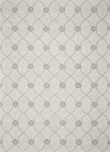 27" X 45" Wool Ivory Area Rug