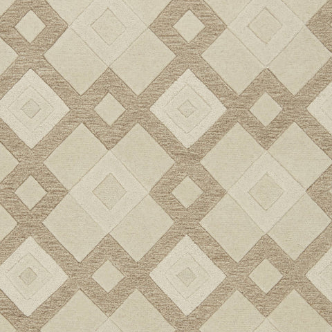 Image of 27" X 45" Wool Ivory Area Rug